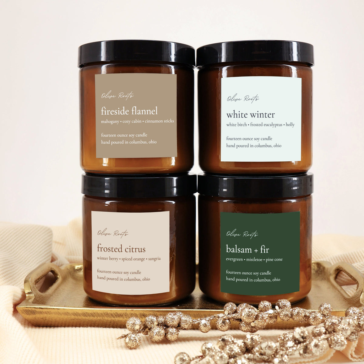 Soy Candles Olive Roots