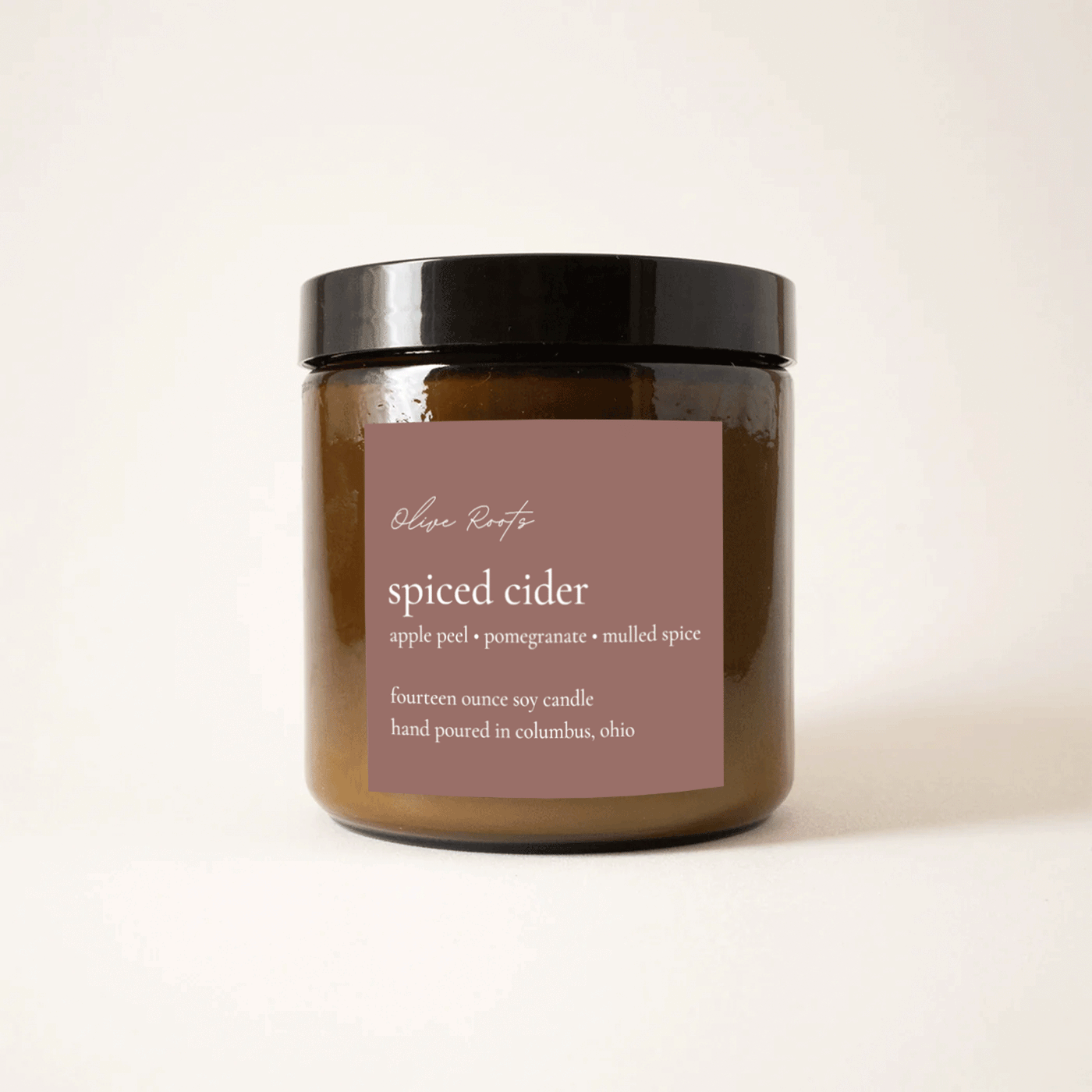 Pomegranate Cider Soy Candle | Fast Shipping